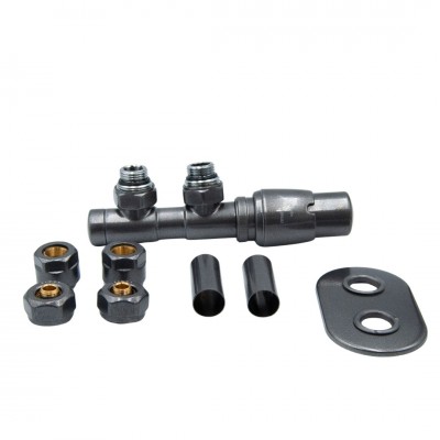 Vario Term Twins All in One zestaw zaworów termostatyczny grafit metaliczny prawy ATSGS0212CFK/P(PEX) Vario Term Twins All in One zestaw zaworów termostatyczny grafit metaliczny prawy ATSGS0212CFK/P(PEX)