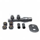 Vario Term Twins All in One zestaw zaworów termostatyczny grafit metaliczny prawy ATSGS0212CFK/P(PEX)