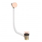 Tres syfon wannowy z napełnianiem klik klak złoto różowe mat 03453430OPM