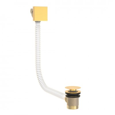 Tres syfon wannowy z napełnianiem klik klak złoty mat 03453440OM