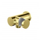 Kohlman Przyłącze kątowe z uchwytem złoty połysk QW004AEGD