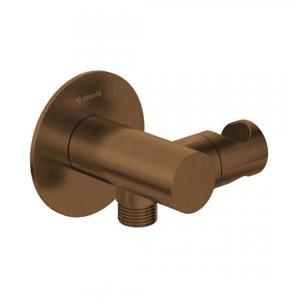 Deante Silia przyłącze kątowe z uchwytem brąz szczotkowany NQS_C57K