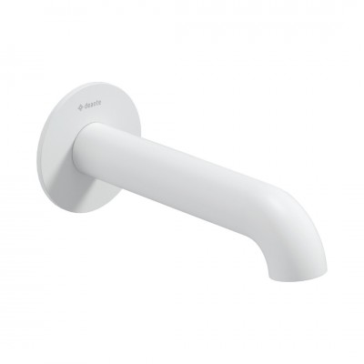 Deante Silia wylewka wannowa ścienna 14,7 cm biały mat NQS_A80K