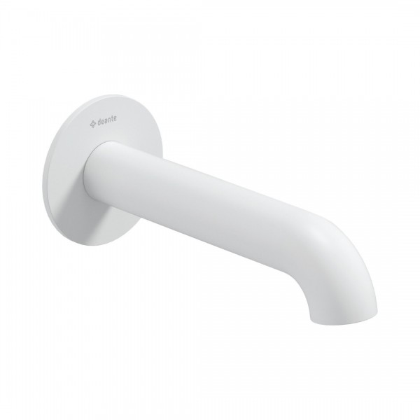 Deante Silia wylewka wannowa ścienna 14,7 cm biały mat NQS_A80K