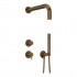 Deante Silia zestaw prysznicowy podtynkowy brąz szczotkowany NQS_C9XK