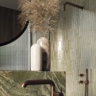 Deante Silia zestaw prysznicowy podtynkowy brąz szczotkowany NQS_C9XK