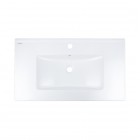 Deante Tubo umywalka 81,5x47 cm prostokątna wpuszczana biała CTU_648M