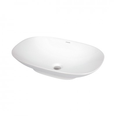 Deante Alpinia umywalka 60x40 cm nablatowa owalna biała CGN_6U6S