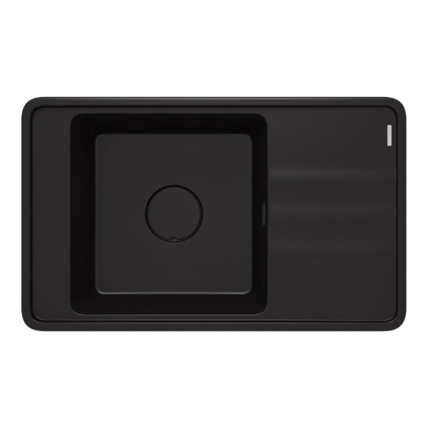 Deante Momi zlewozmywak granitowy 82x50 cm czarny mat ZKM_N11B