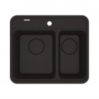 Deante Momi zlewozmywak granitowy 60x52 cm czarny mat ZKM_N503