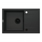 Deante Corio zlewozmywak granitowy 67x44 cm grafit metalik ZRC_G113