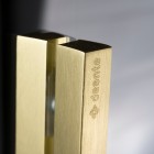 Deante Prizma ścianka wolnostojąca 140 cm Walk-in złoto szczotkowane KTJ_R34R