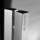 eante Prizma ścianka wolnostojąca 140 cm Walk-in stal szczotkowana KTJ_F34R