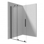 Deante Prizma ścianka wolnostojąca 90 cm Walk-in czarny mat KTJ_N39R