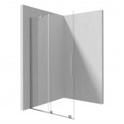Deante Prizma ścianka wolnostojąca 90 cm Walk-in stal szczotkowana KTJ_F39R