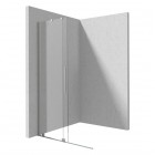 Deante Prizma ścianka wolnostojąca 140 cm Walk-in stal szczotkowana KTJ_F34R