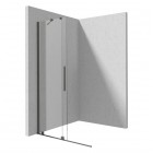 Deante Prizma ścianka wolnostojąca 100 cm Walk-in titanium KTJ_D30R