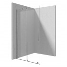 Deante Prizma ścianka wolnostojąca 120 cm Walk-in chrom KTJ_032R