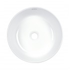 Deante Silia umywalka okrągła 36 cm nablatowa biała CDX_6U3S