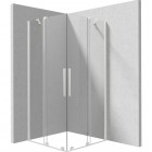Deante Prizma kabina prysznicowa prostokątna 100x90 cm biała 55345