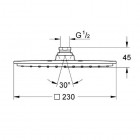 Grohe Rainshower deszczownica 27479000