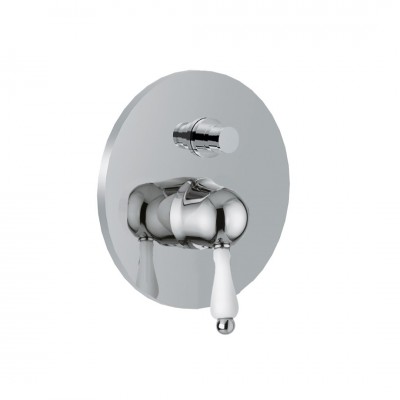 Giulini Giovanni Harmony bateria natryskowa podtynkowa z przełącznikiem retro chrom 9563