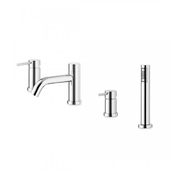 Vema Maira bateria wannowa 4-otworowa czarny mat V27150/CZAR