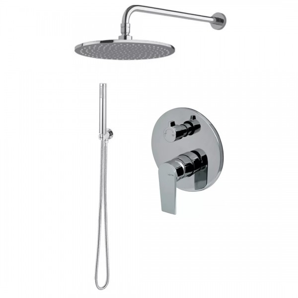 Vema Timea zestaw prysznicowy podtynkowy deszczownica 20 cm chrom TIMZES20