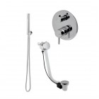 Vema Maira zestaw wannowy podtynkowy przelew 55 cm chrom MAIPRZ55