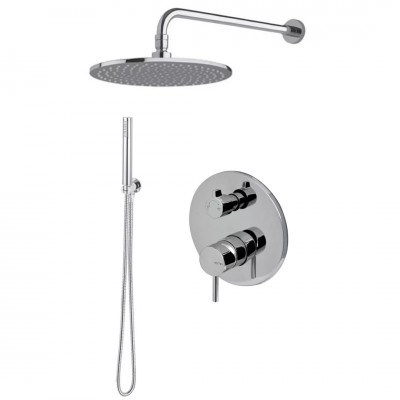 Vema Maira zestaw prysznicowy podtynkowy deszczownica 30 cm chrom MAIZES30