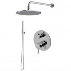 Vema Maira zestaw prysznicowy podtynkowy deszczownica 20 cm chrom MAIZES20