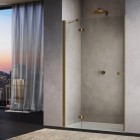 Sanswiss Annea drzwi prysznicowe 75 cm lewe złoto szczotkowane AN13G07513007