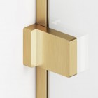 Ronal Annea drzwi prysznicowe 75 cm lewe złoto szczotkowane AN13WG07501307