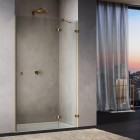 Sanswiss Annea drzwi prysznicowe 75 cm prawe złoto szczotkowane AN13WD07501307