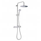 Gedy Zestaw prysznicowy z deszczownicą 22,5 cm ścienny chrom GYSC10250