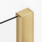 Ronal Annea kabina prysznicowa prostokątna 80x70 cm prawa złoto szczotkowane 65917