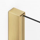 Ronal Annea kabina prysznicowa kwadratowa 75 cm złoto szczotkowane 66001