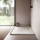 Ronal Air brodzik kwadratowy 90x70 cm konglomeratowy biały mat W37A09007009