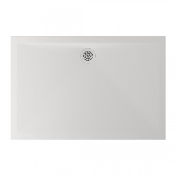 Ronal Air brodzik kwadratowy 90x70 cm konglomeratowy biały mat W37A09007009