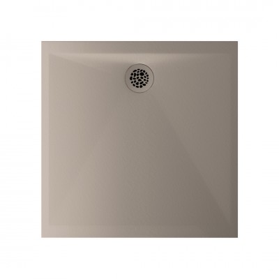 Ronal Air brodzik kwadratowy 80x80 cm konglomeratowy len W37Q08015