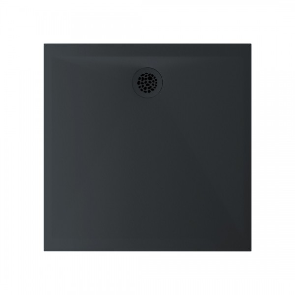 Ronal Air brodzik kwadratowy 80x80 cm konglomeratowy antracyt W37Q08017