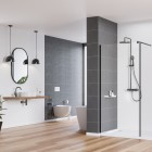 Deante Arnika Titanium bateria bidetowa podtynkowa ze słuchawką typu bidetta BQA D34M