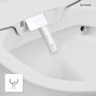 Oltens SmartFrisk miska WC wisząca myjąca z powłoką SmartClean z deską biała 42038000