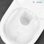 Oltens SmartFrisk miska WC wisząca myjąca z powłoką SmartClean z deską biała 42038000