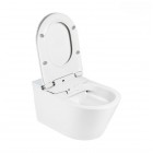 Oltens SmartFrisk miska WC wisząca myjąca z powłoką SmartClean z deską biała 42038000