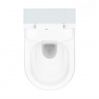 Oltens SmartFrisk miska WC wisząca myjąca z powłoką SmartClean z deską biała 42038000