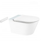 Oltens SmartFrisk miska WC wisząca myjąca z powłoką SmartClean z deską biała 42038000