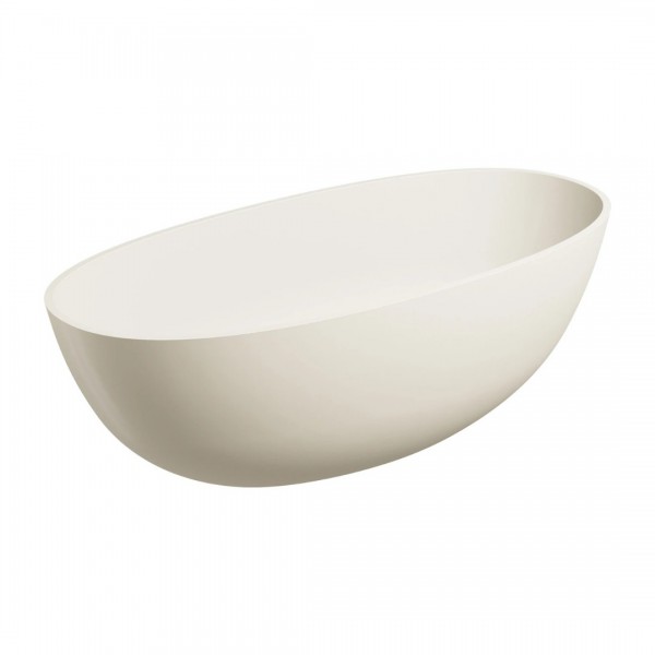 Omnires Shell M+ wanna wolnostojąca 160x75 cm biały piaskowy mat SHELLWWWS