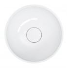 Omnires Shell M+ umywalka nablatowa okrągła 35 cm biały połysk SHELL350UNBP