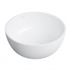 Omnires Shell M+ umywalka nablatowa okrągła 35 cm biały mat SHELL350UNBM